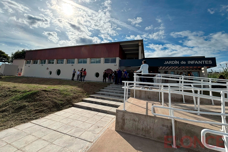 El nuevo edificio de la Unidad Educativa de Nivel Inicial (UENI) N&deg;6 &ldquo;Consejito&rdquo;, ubicado en la zona sur de Paran&aacute; (foto Elonce)