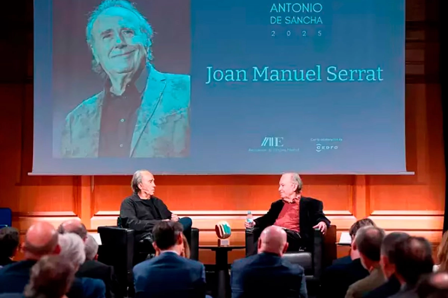 El Premio reconoce el impacto cultural de Serrat en Espa&ntilde;a e Iberoam&eacute;rica. (Foto: Instituto Cervantes).