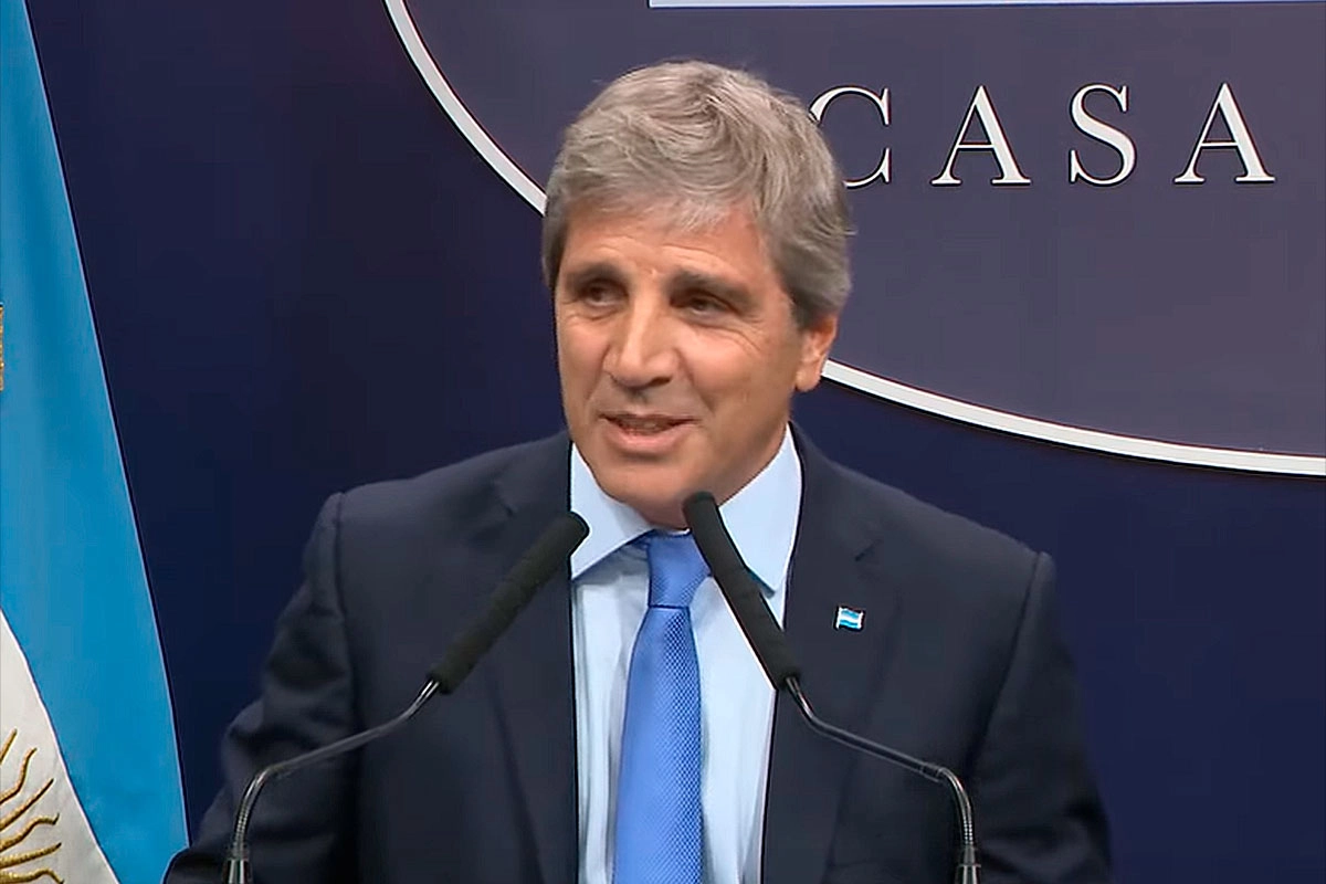 Luis Caputo, ministro de Economía Luis Caputo, ministro de Economía