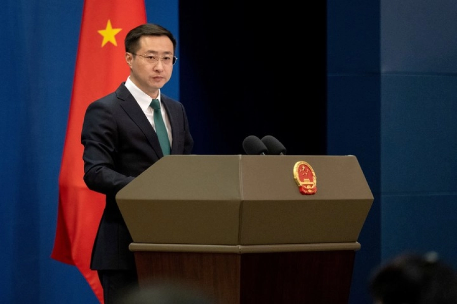 El portavoz del Ministerio de Asuntos Exteriores de China, Lin Jian