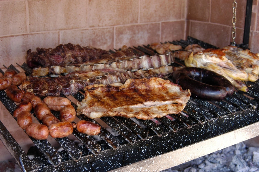 El asado para Pascuas. Archivo