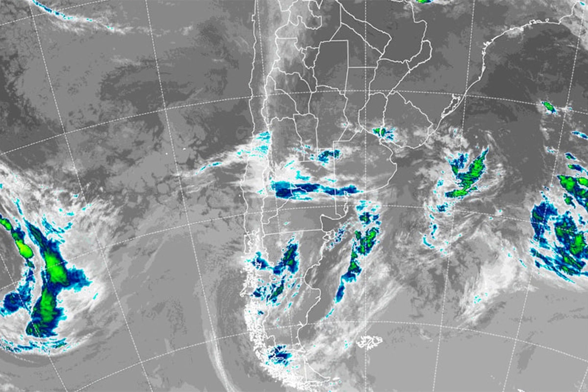 Imagen satelital de esta madrugada Imagen satelital de esta madrugada