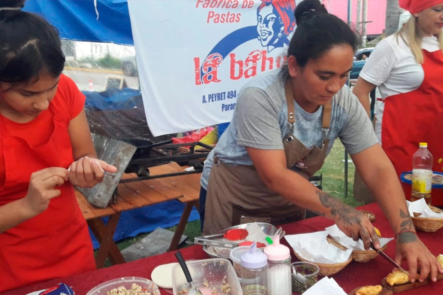 La ganadora en acción. Elonce