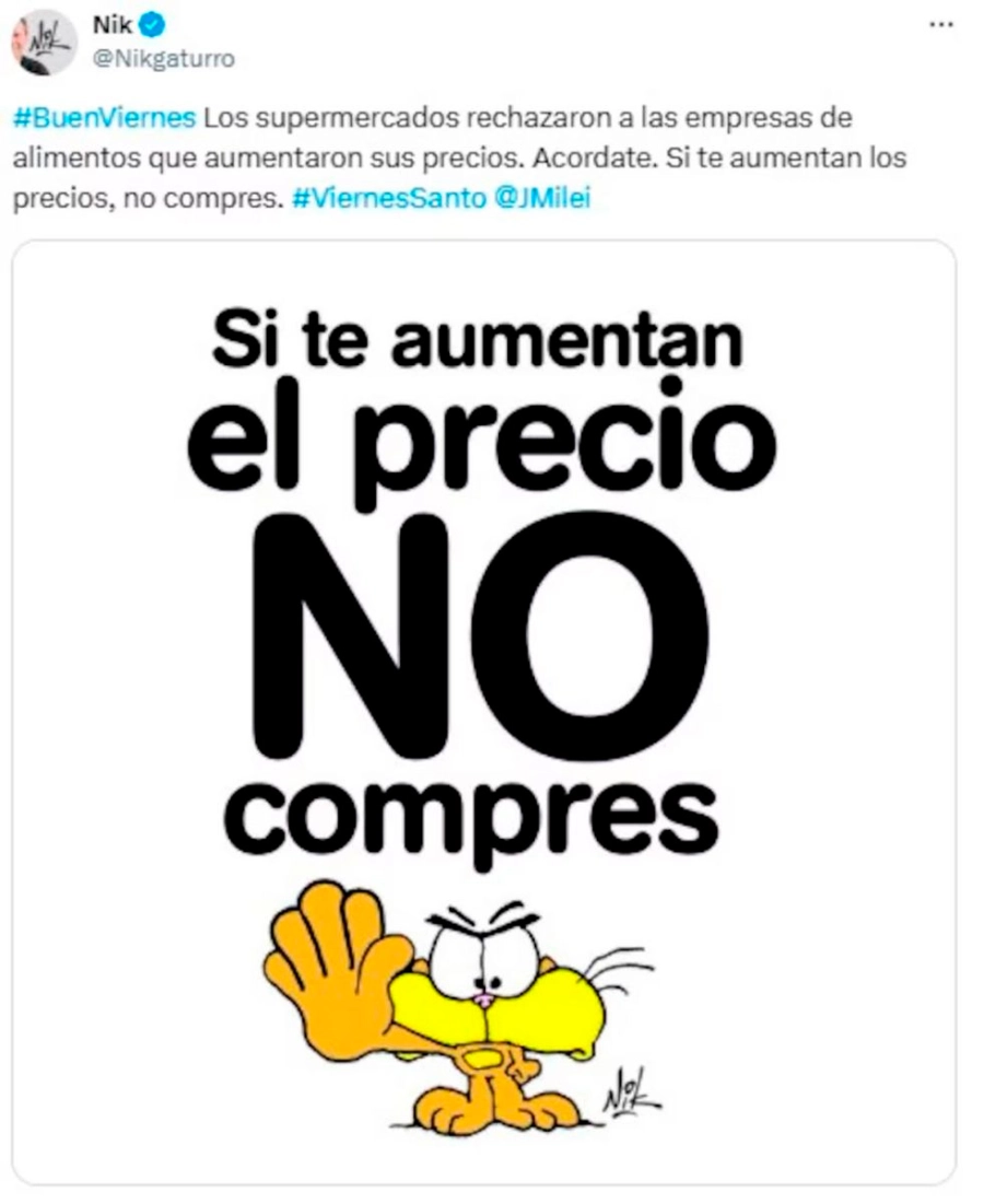 La viñeta de Gaturro. Redes