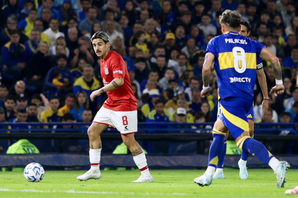 Carlos Palacios le dio la ventaja a Boca. Carlos Palacios le dio la ventaja a Boca.