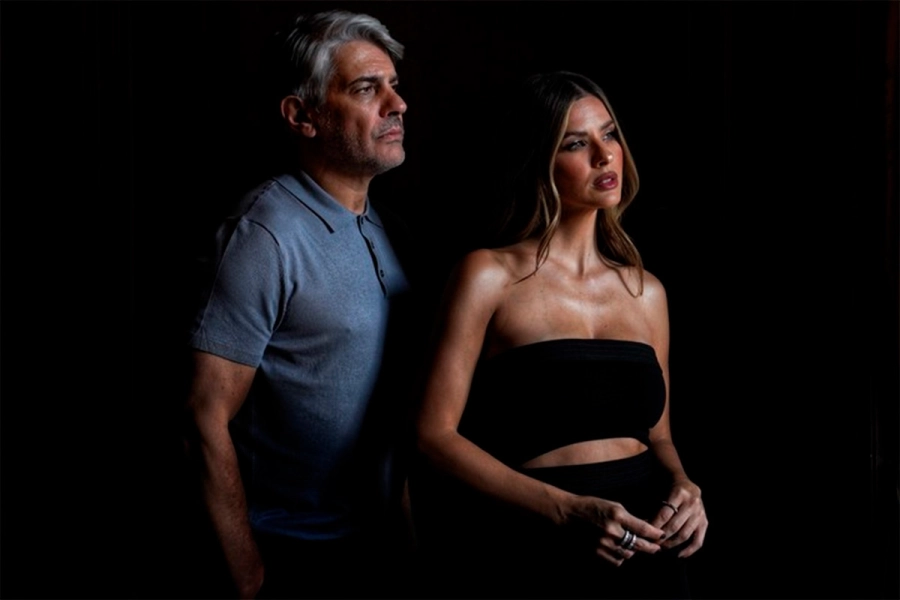 Eugenia "La China" Su&aacute;rez y Pablo Echarri (foto Ariel Grinberg / Clar&iacute;n)