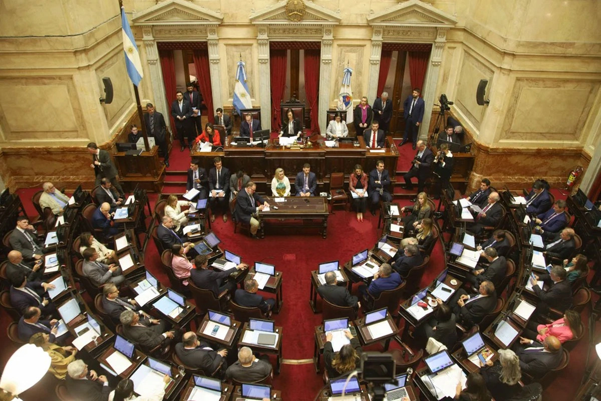 Imagen del Senado de la Nación. Imagen del Senado de la Nación.