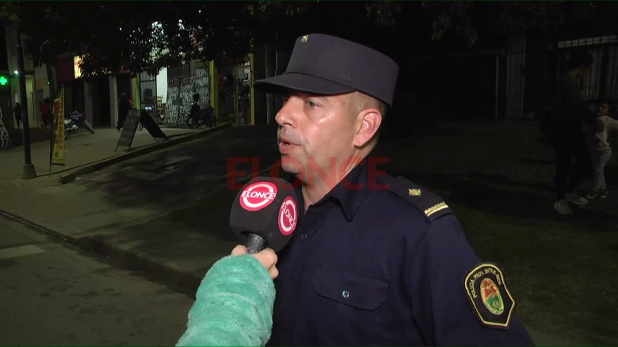 Cristian Millen, jefe de la Comisar&iacute;a D&eacute;cimo Quinta. Foto: Elonce