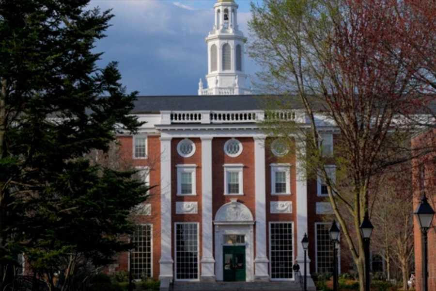 Vista del campus de la Escuela de Negocios de la Universidad de Harvard. (Reuters)