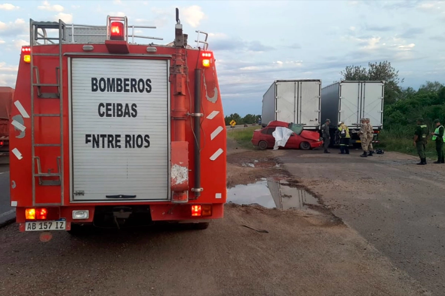 (Foto: Bomberos Voluntarios de Ceibas).