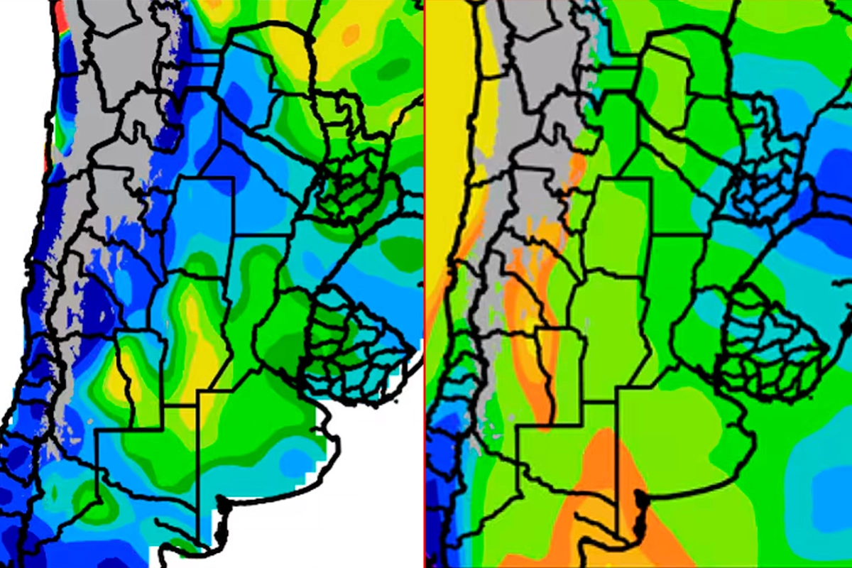 Lluvias para otoño (izq)- Lluvias para invierno (derecha) Lluvias para otoño (izq)- Lluvias para invierno (derecha)