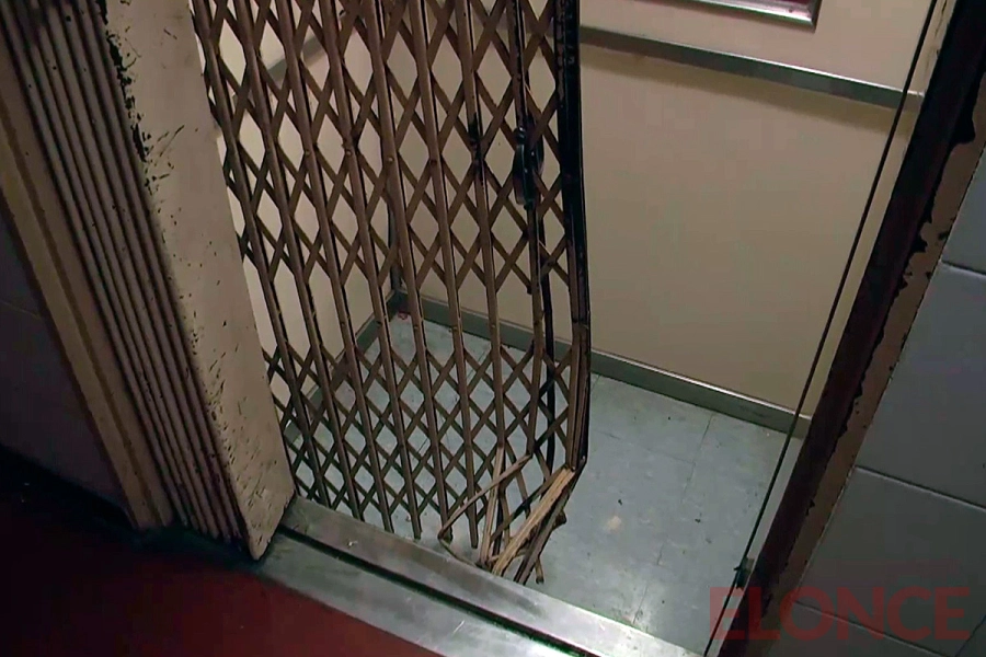 El ascensor que tuvo la falla.