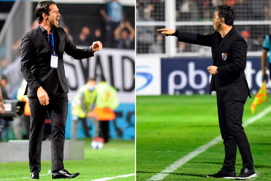 Fernando Gago nunca le pudo ganar a Marcelo Gallardo como entrenador.