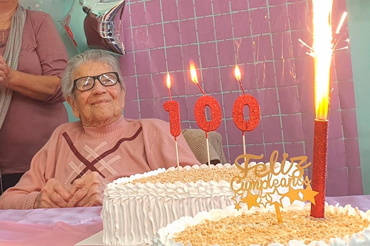 Celia festejó un siglo de vida Celia festejó un siglo de vida