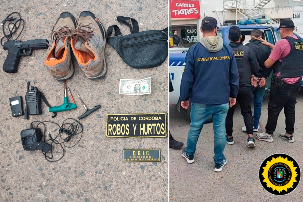 Detenido en Córdoba por robo en comedor de Entre Ríos Detenido en Córdoba por robo en comedor de Entre Ríos