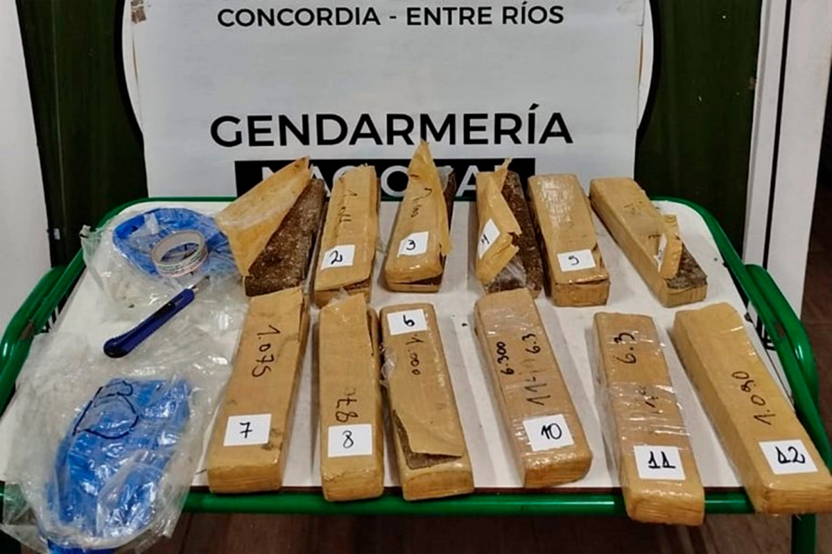 Secuestraron 12 kilos de marihuana enviados por encomienda Secuestraron 12 kilos de marihuana enviados por encomienda