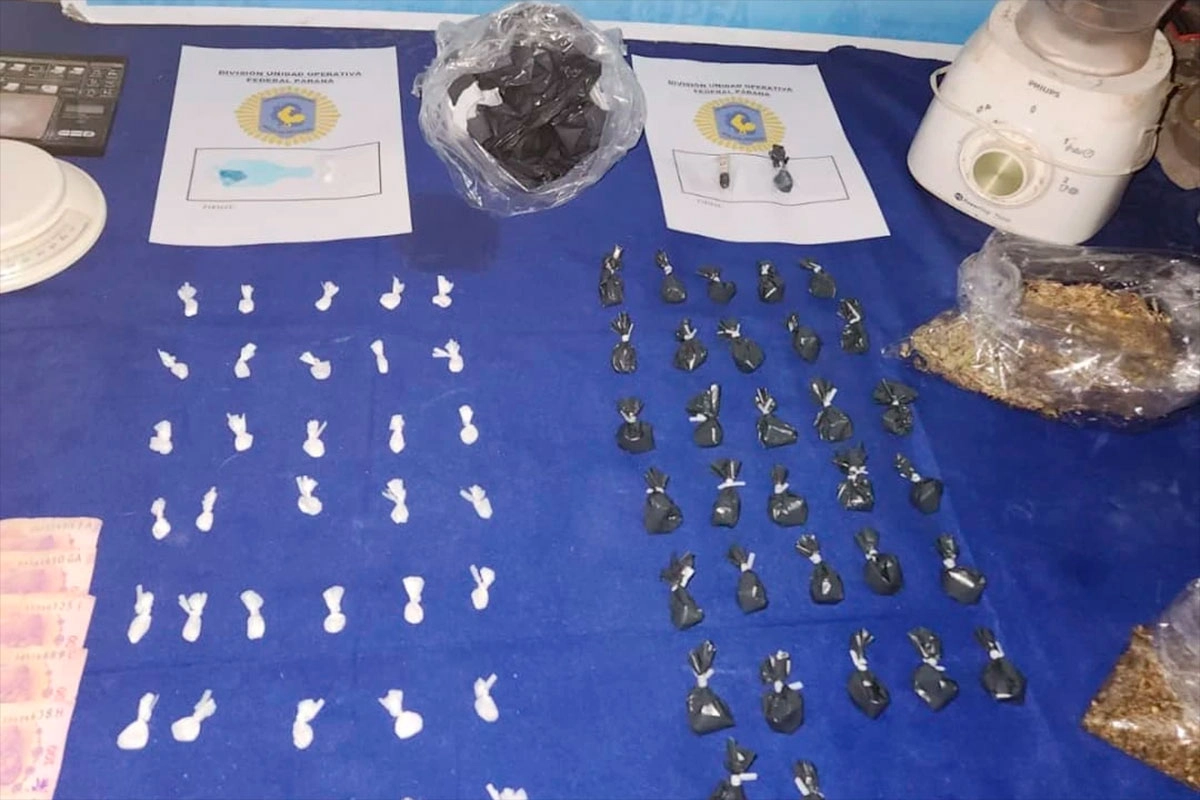 Secuestro de droga en Paraná. Secuestro de droga en Paraná.