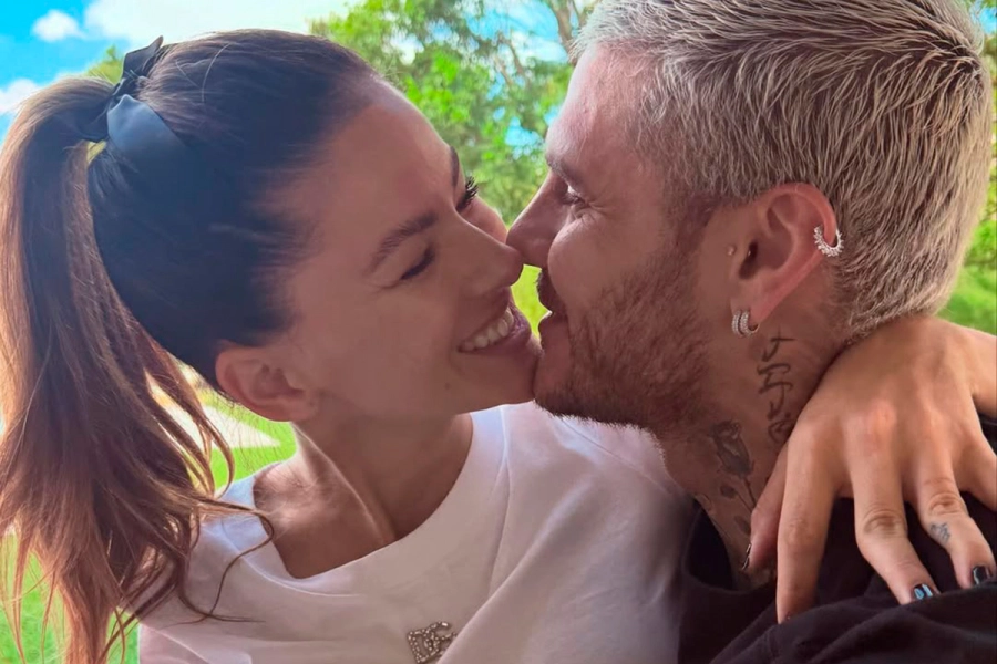 Eugenia "La China" Suárez y Mauro Icardi (foto Instagram)
