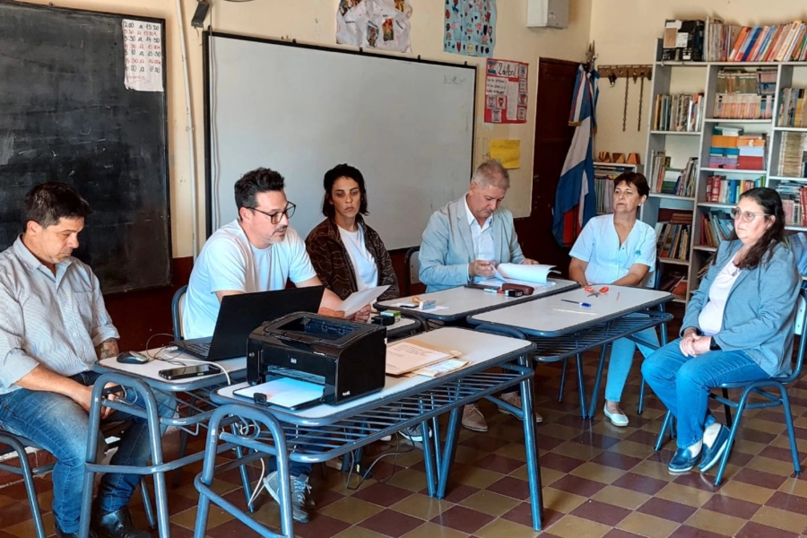 Invertir&aacute;n m&aacute;s de $32 millones en mejoras edilicias para escuela de Quebracho (foto Gobierno de Entre R&iacute;os)