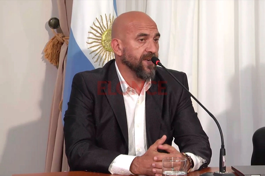 El interventor Mariano Gallegos.