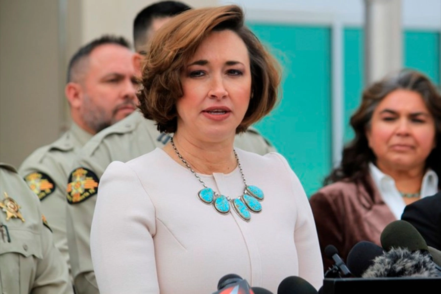 La jefa forense de Nuevo México, Heather Jarrell. Foto: AP