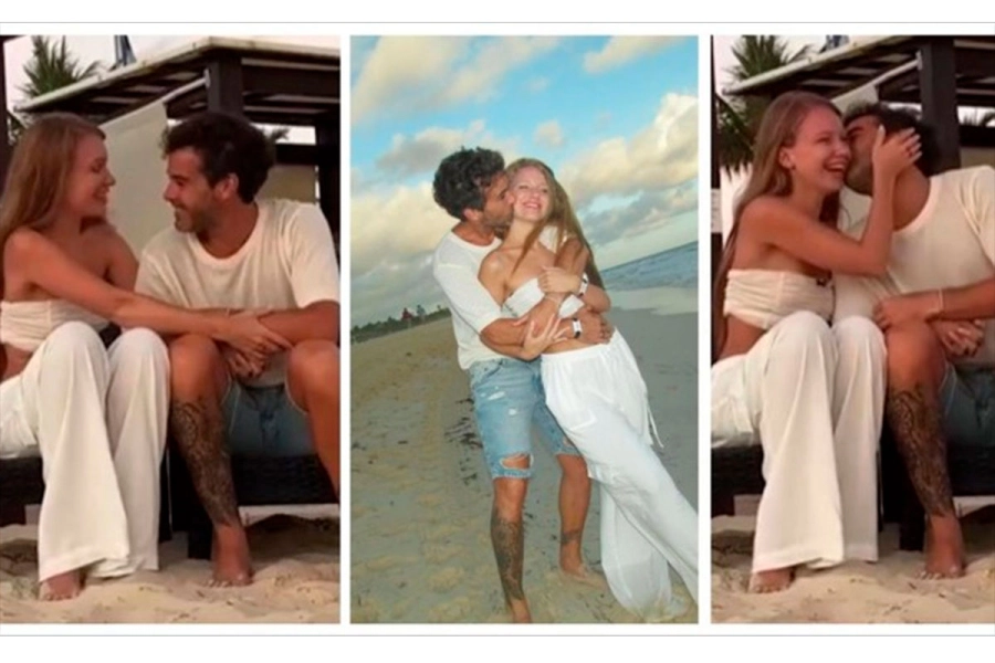 Rocío Pardo con Nicolás Cabré en Punta Cana, Republica Dominicana. | Fotos: Instagram.