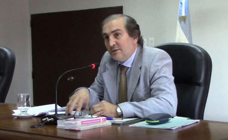 Rub&eacute;n Chaia, juez t&eacute;cnico y vocal del Tribunal de Juicio de Concepci&oacute;n del Uruguay (foto 03442)