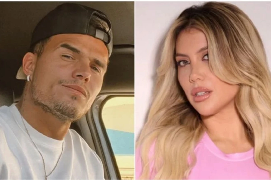 Daniel Guzm&aacute;n y Wanda Nara. Redes