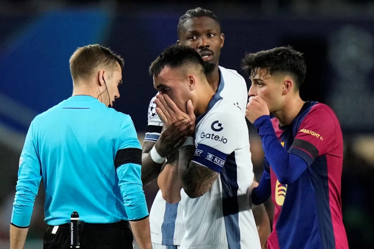 Se lesionó Lautaro Martínez. Se lesionó Lautaro Martínez.