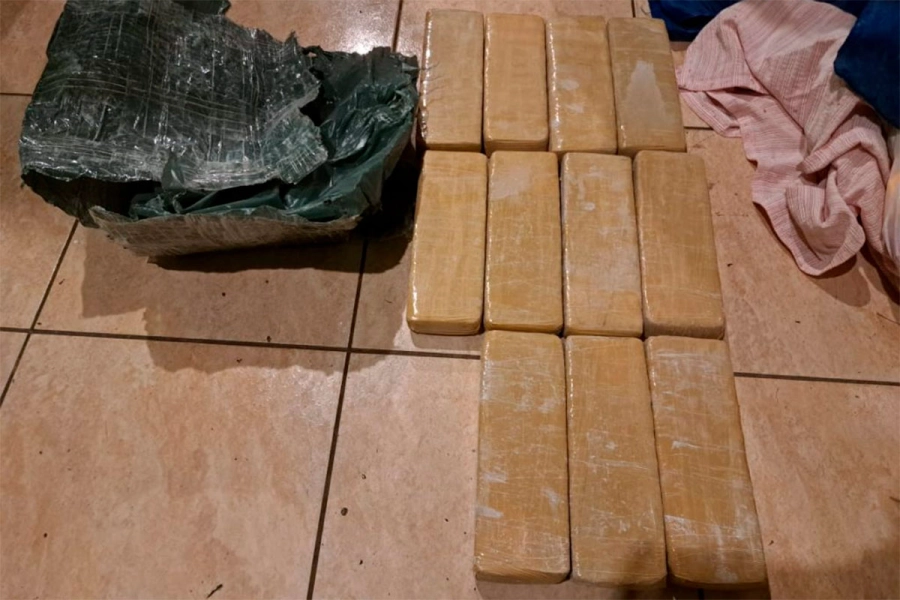 Allanamiento por amenazas derivó en operativo antidrogas (foto Concordia Policiales)