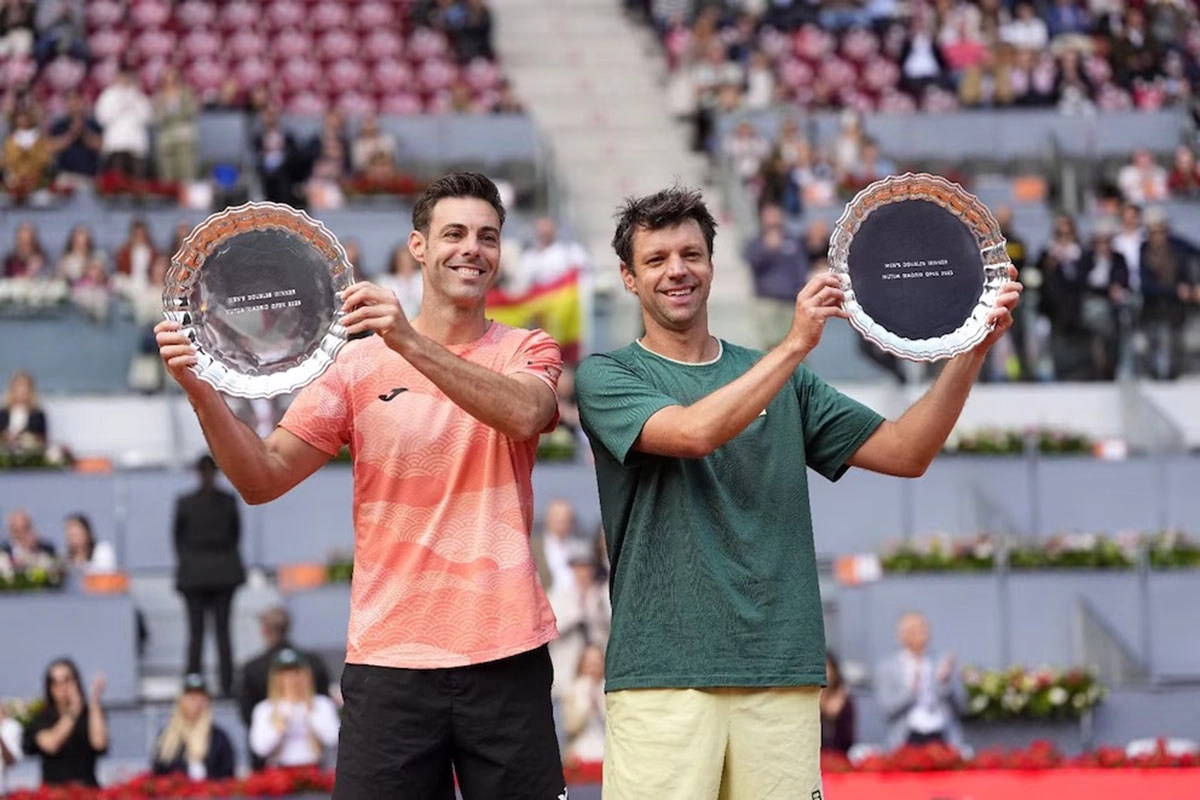 Horacio Zeballos y Marcel Granollers. Horacio Zeballos y Marcel Granollers.