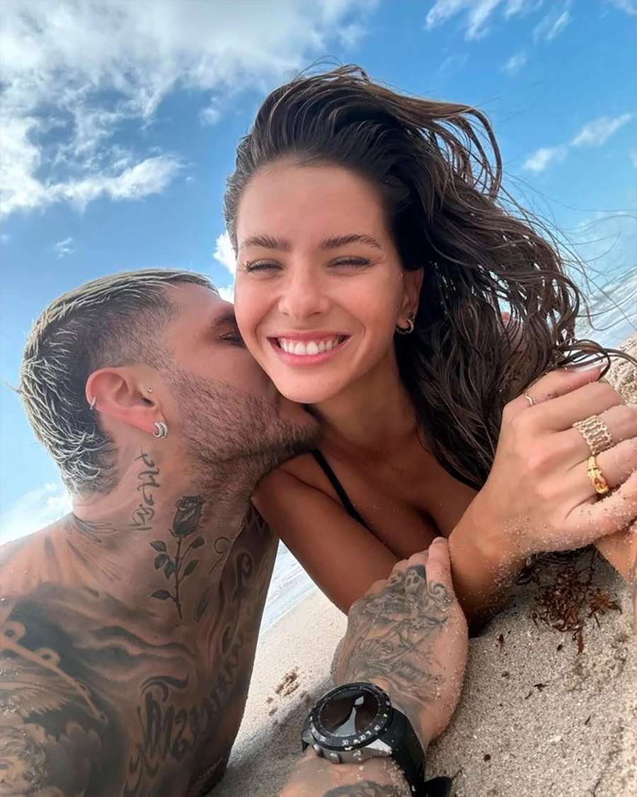 Mauro Icardi y La China Suárez, amor en Miami. (Foto: Instagram).