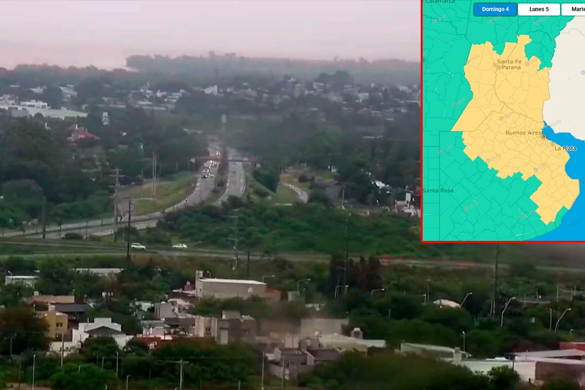 Alerta por tormentas para Entre Ríos. Alerta por tormentas para Entre Ríos.