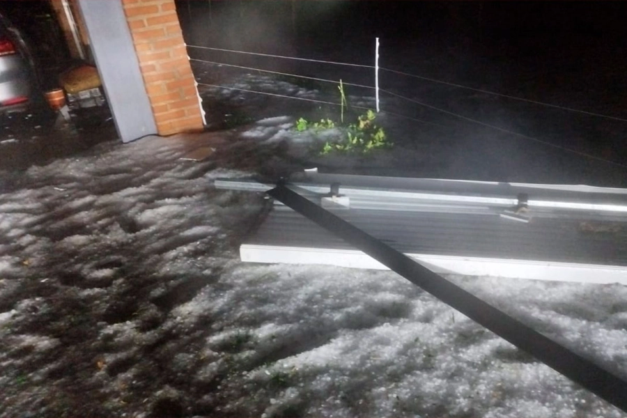 Los daños del granizo en Chajar&iacute;. (Chajar&iacute; al D&iacute;a)