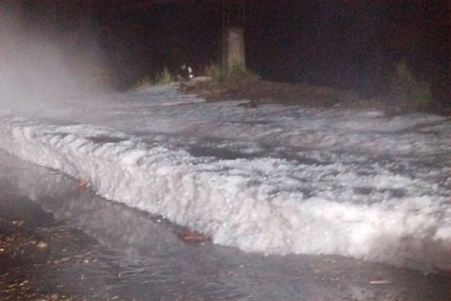 Granizo en San Pedro. (Chajar&iacute; al D&iacute;a)