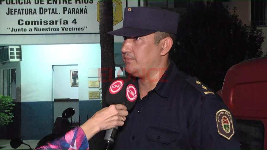 Lucas Acosta, jefe de la Comisar&iacute;a Cuarta. Foto: Elonce.