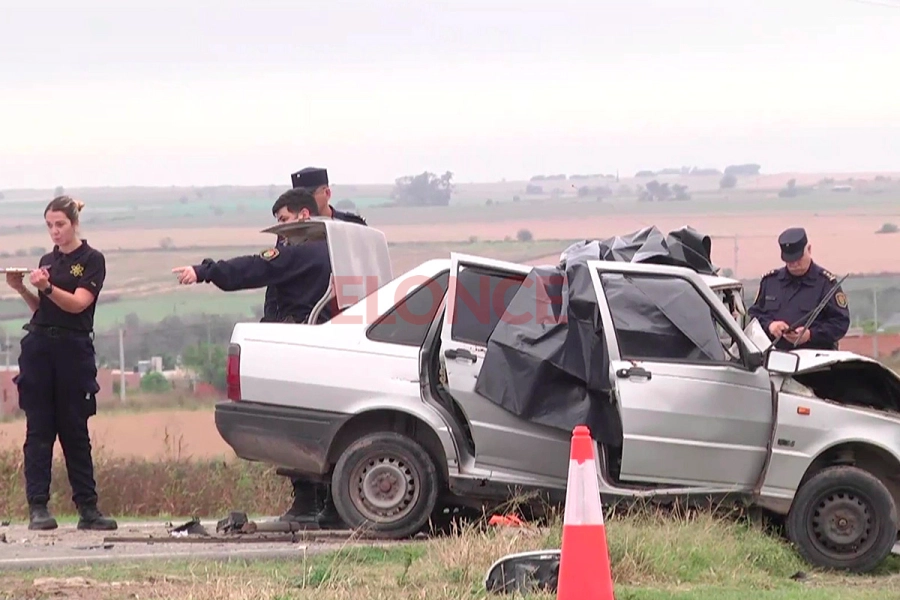 Un fallecido tras choque frontal sobre ruta 11, en Colonia Ensayo (foto Elonce)