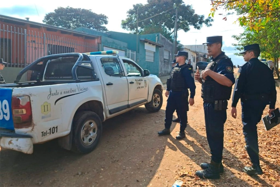 Ordenanza escolar detenido con cocaína marcada con el sello del “Delfín” (foto Concordia Policiales)