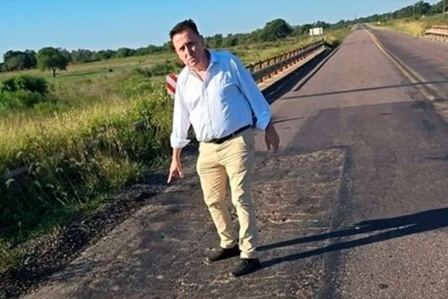 El 1 de mayo el juez Alurralde recorri&oacute; la traza de la RN 11. Foto: Agencia