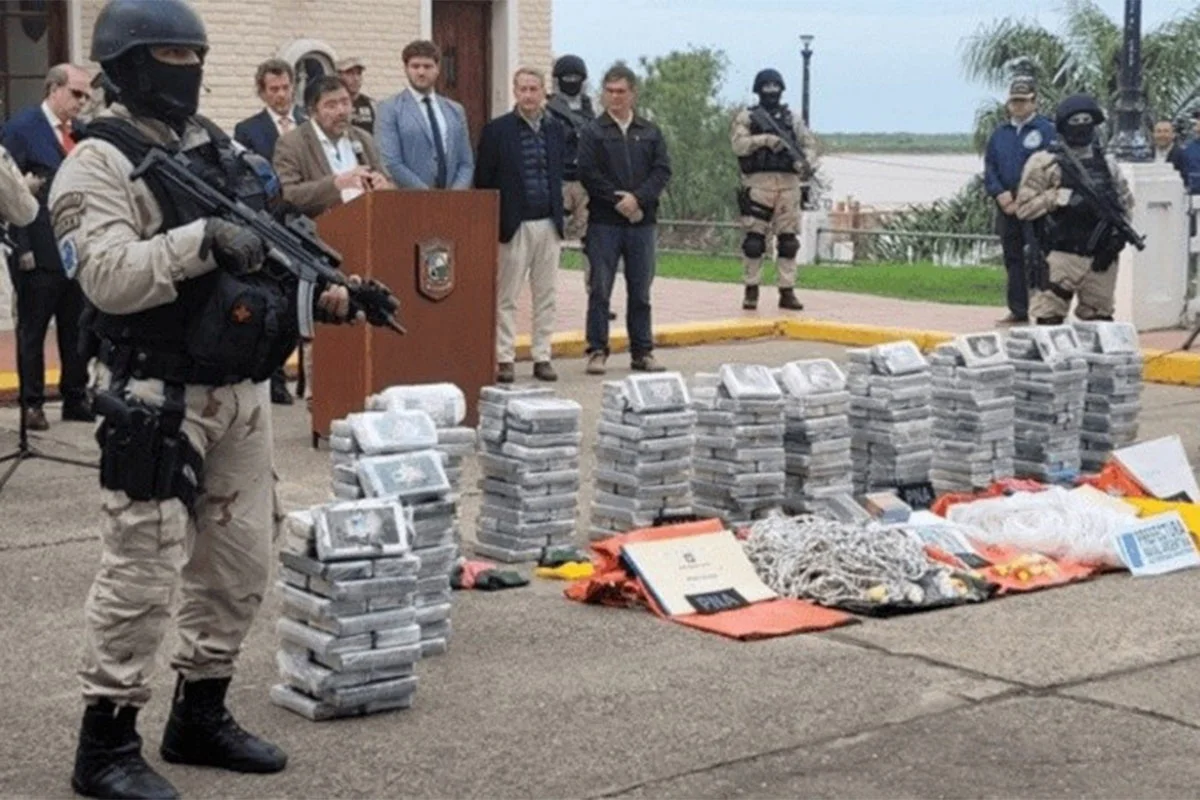 Cocaína en el buque en San Lorenzo