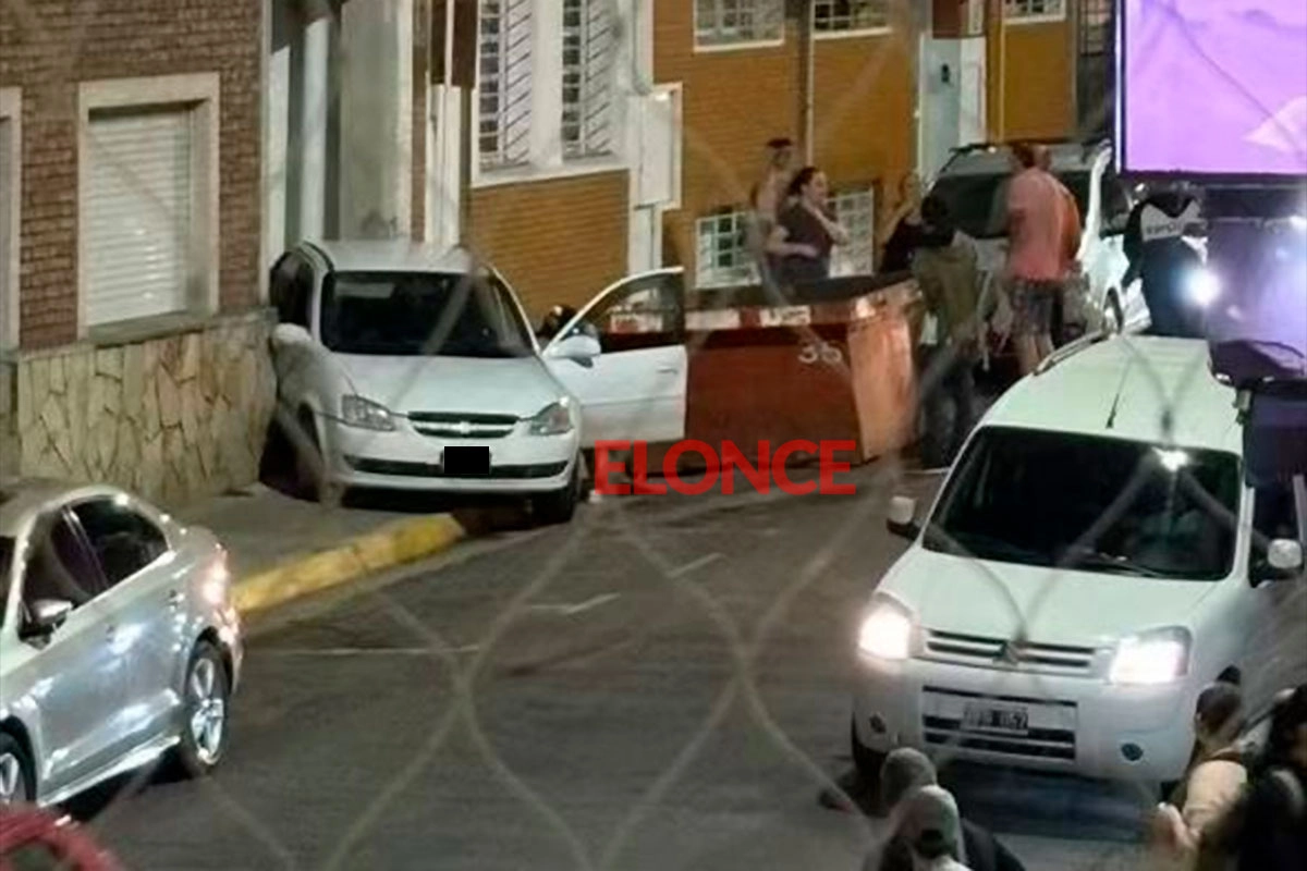 Accidente en el centro de Paraná. Accidente en el centro de Paraná.