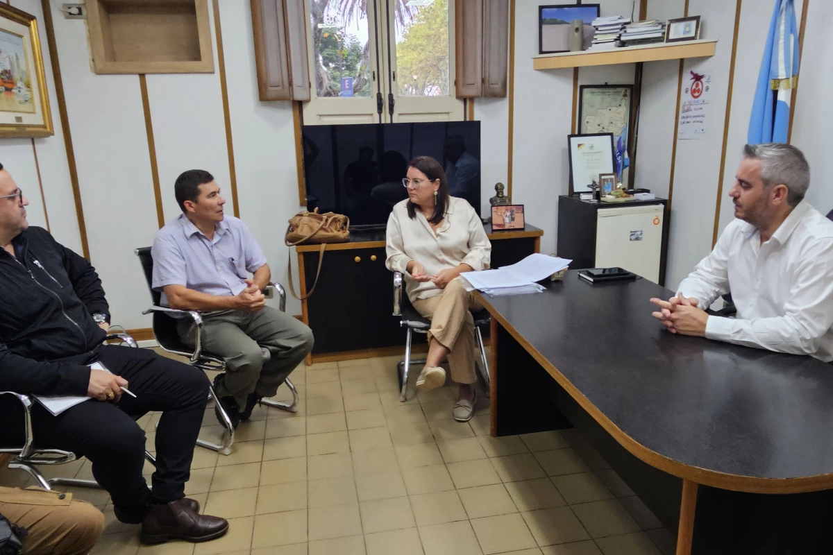 Walser recibió a fiscal Minatta Walser recibió a fiscal Minatta