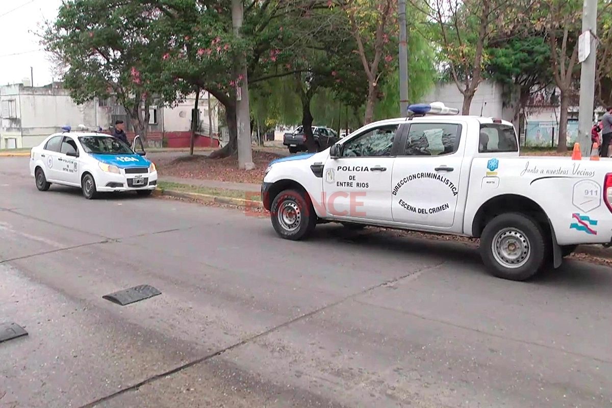 La Policía investiga el robo en barrio Paraná V La Policía investiga el robo en barrio Paraná V