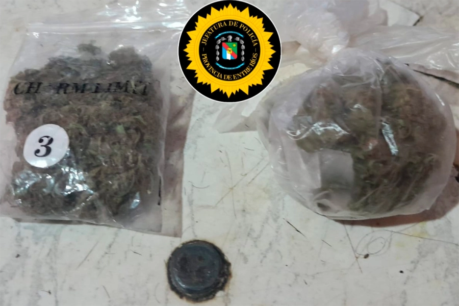 Incautaron droga y municiones