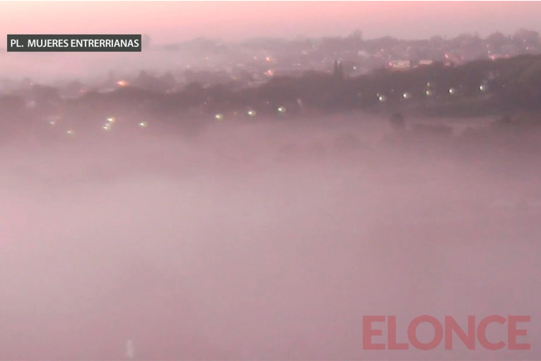 Denso manto de niebla cubrió Paraná: las fotos de una mañana con baja visibilidad