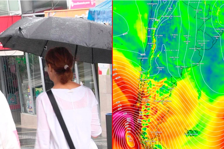 Pronostican el ingreso de “un sistema de baja presión” que produciría lluvias en Entre Ríos