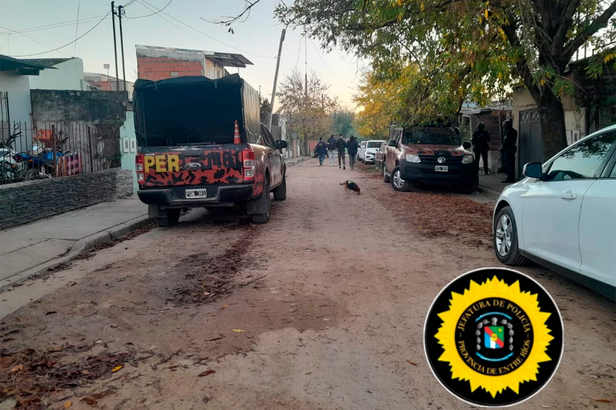 Incautaron droga y municiones
