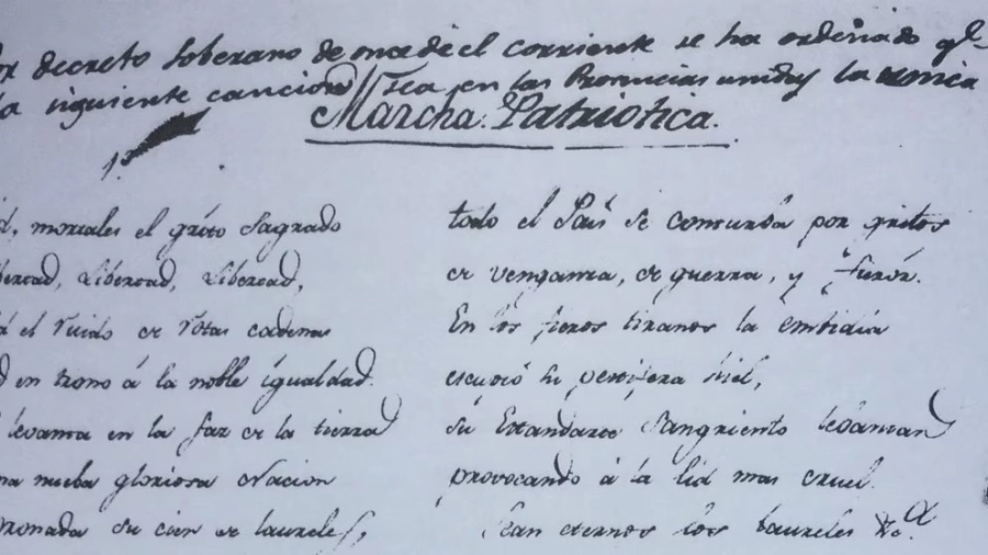Del grito de guerra al s&iacute;mbolo nacional: la intensa historia del Himno Argentino original
