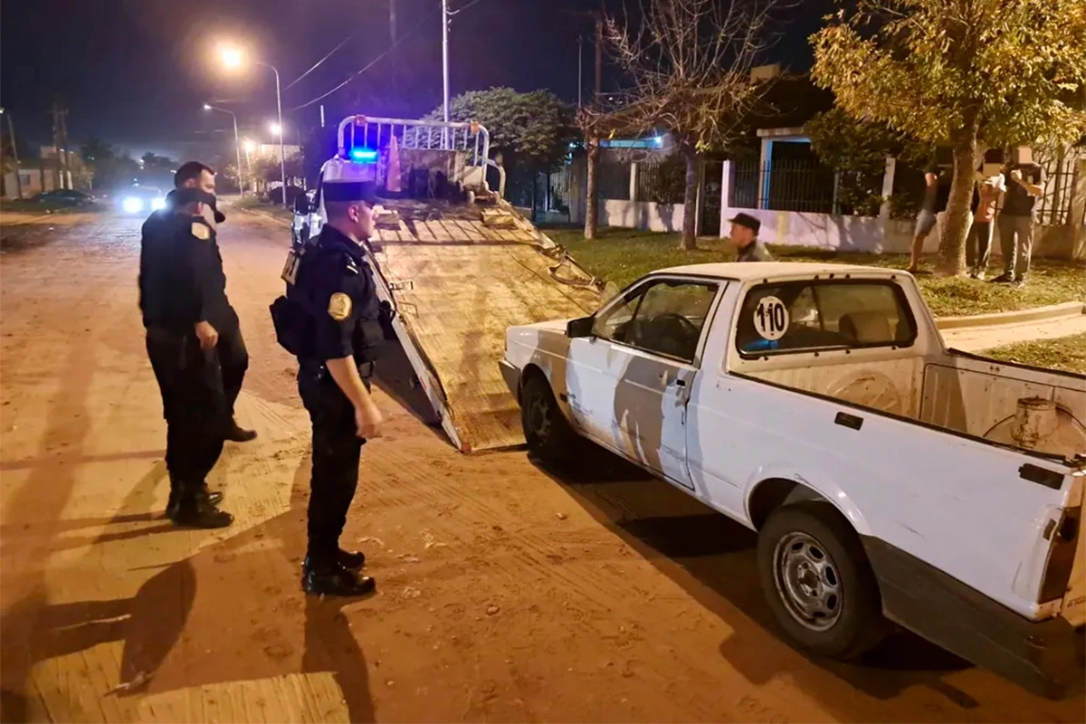 Operativo policial por robo en Concordia