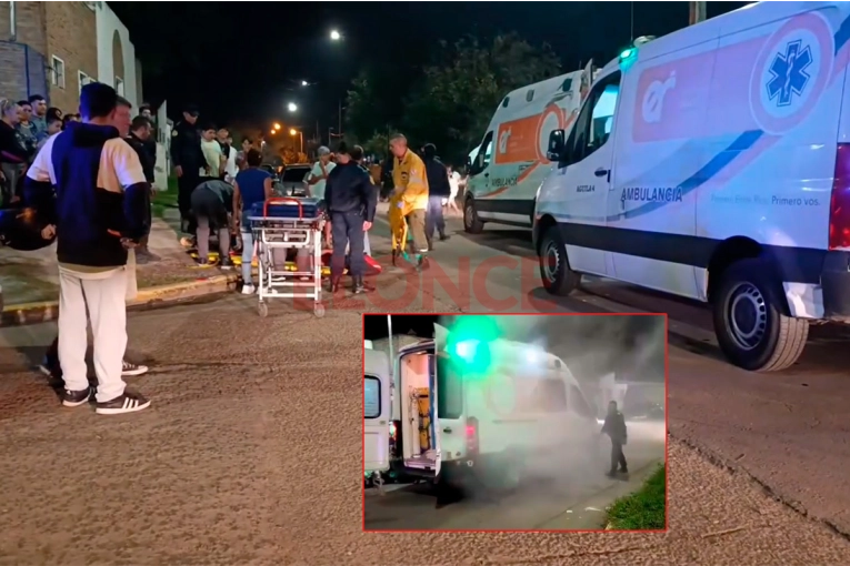 Accidente en Paraná XVI: tres adolescentes heridos y motos ocultas tras el choque